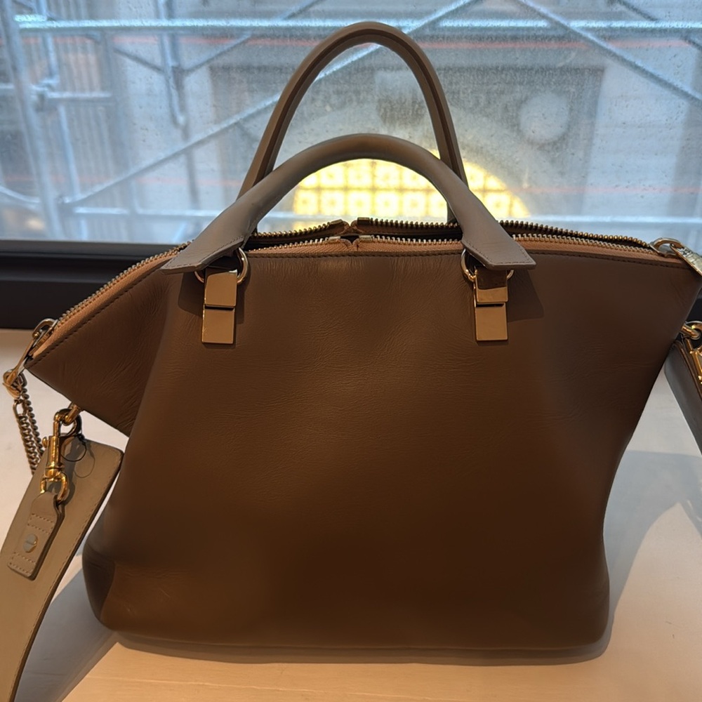 Chloe Leather Baylee Medium Shoulder Bag